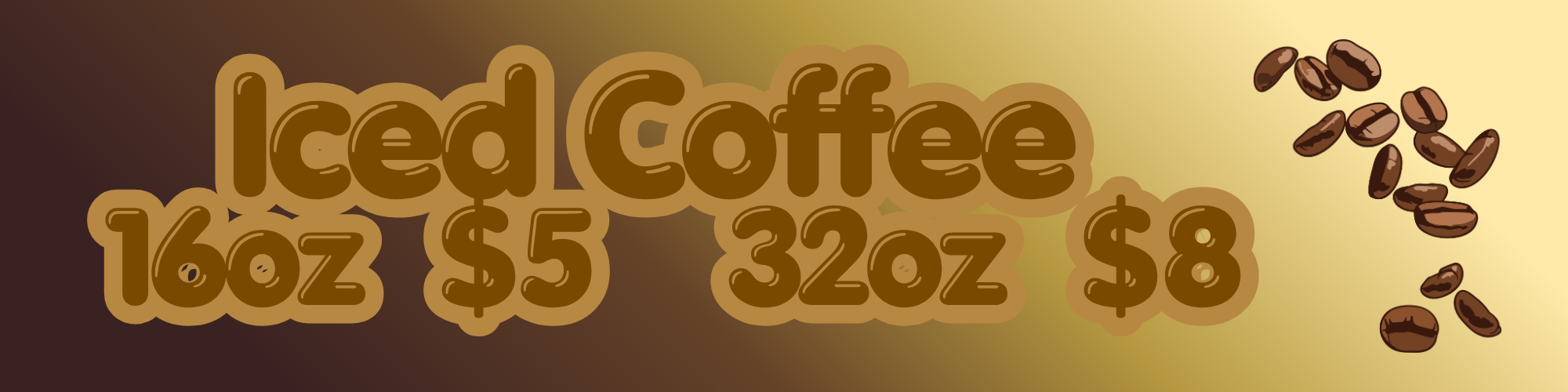 Iced Coffee Magnet