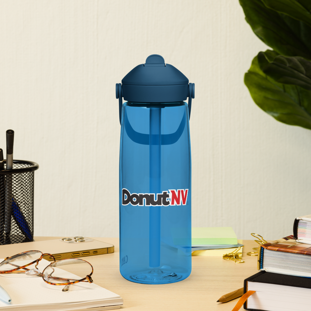 DonutNV Camelbak Flip Straw Water Bottle